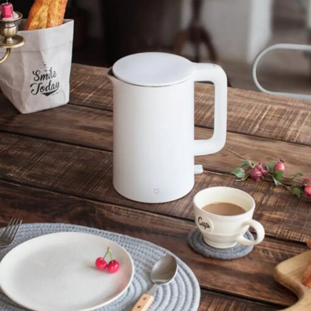 Xiaomi Mijia 1.5L чайник для воды ручной электрический чайник для воды мгновенный нагрев авто защита от пауэрта проводной чайник