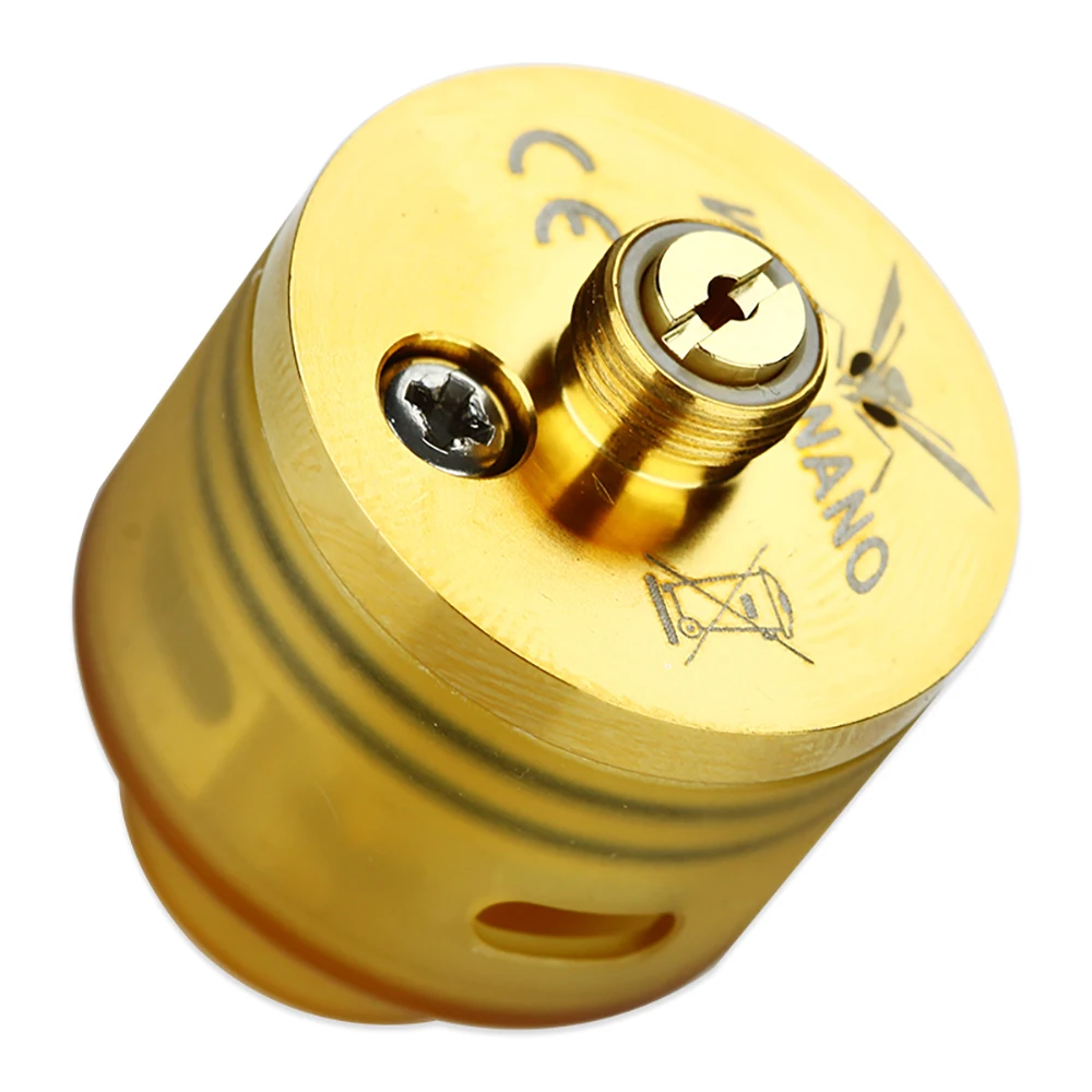 Оригинальный атомайзер OUMIER WASP NANO RDA с простой конструкцией и сквоном снизу 22 мм |