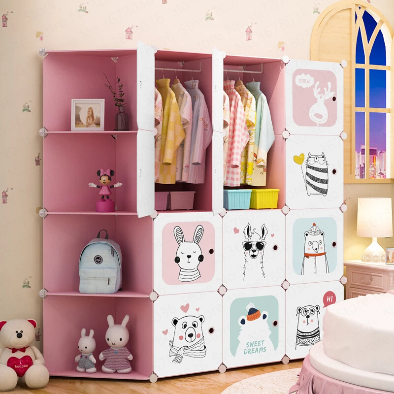 Toy Storage Box Wardrobe Plastic Box Clothes Storage Box Simple Drawer Storage Cabinet Extra Large Storage Cabinet