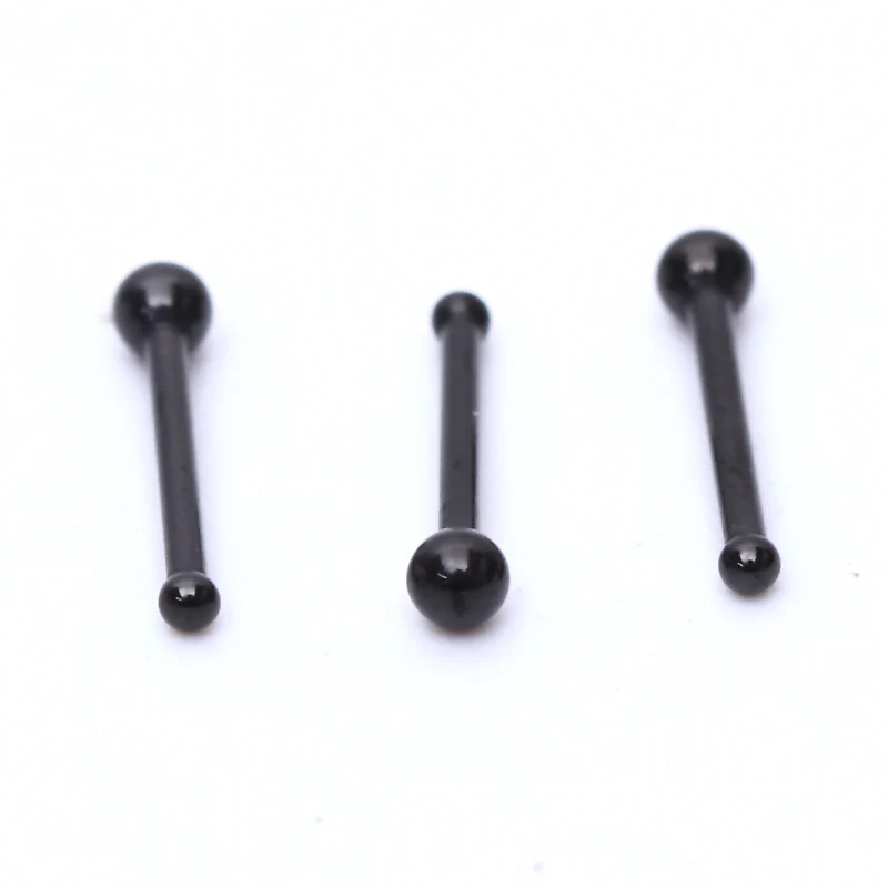 Кольца для носа супер мини титановые золотые серебряные хирургические стальные