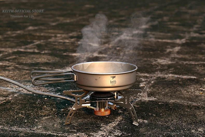 Кейт Титан pots Сковородки Чаши со складной ручкой Кук Кемпинг Пеший Туризм Пикник Кухонная посуда Посуда титановая посуда для туризма походная посуда туризм и походы