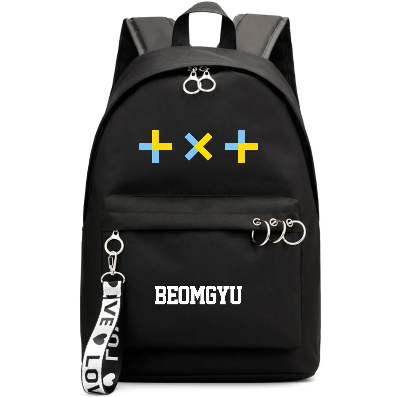 Новый kpop TXT модный цепной рюкзак корейский стиль милые рюкзаки для женщин USB