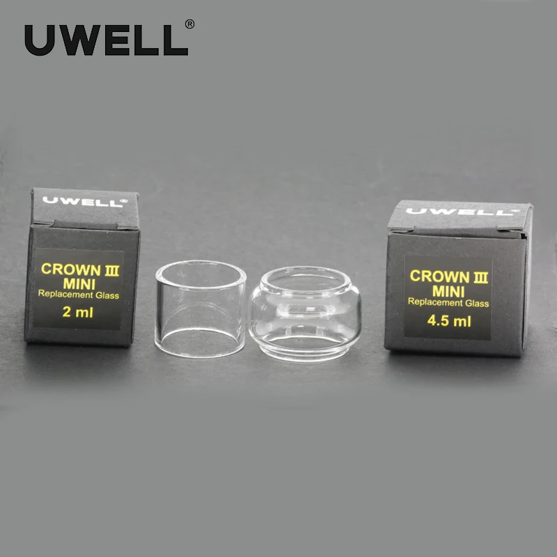 UWELL CROWN 3 MINI Quartz Glass Tube 2ml/4.5ml For III Vape Tank Atomizer Electronic Cigarette Replacement Part | Электроника