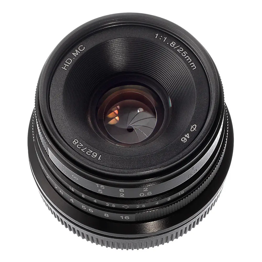 25 мм F/1,8 объектив с ручной фокусировкой MF для Canon EOS M EF-M Mount EOS M, M2, M3, M5, M6, M10, M100
