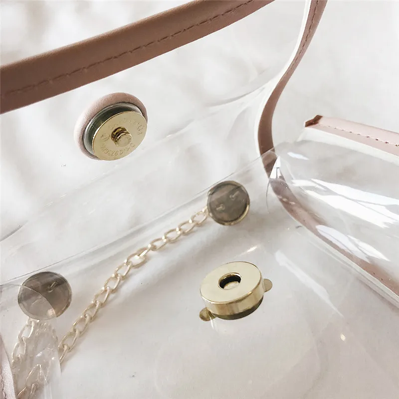 Прозрачная простая женская сумка через плечо 2019 мессенджер bolsa feminina sac a main
