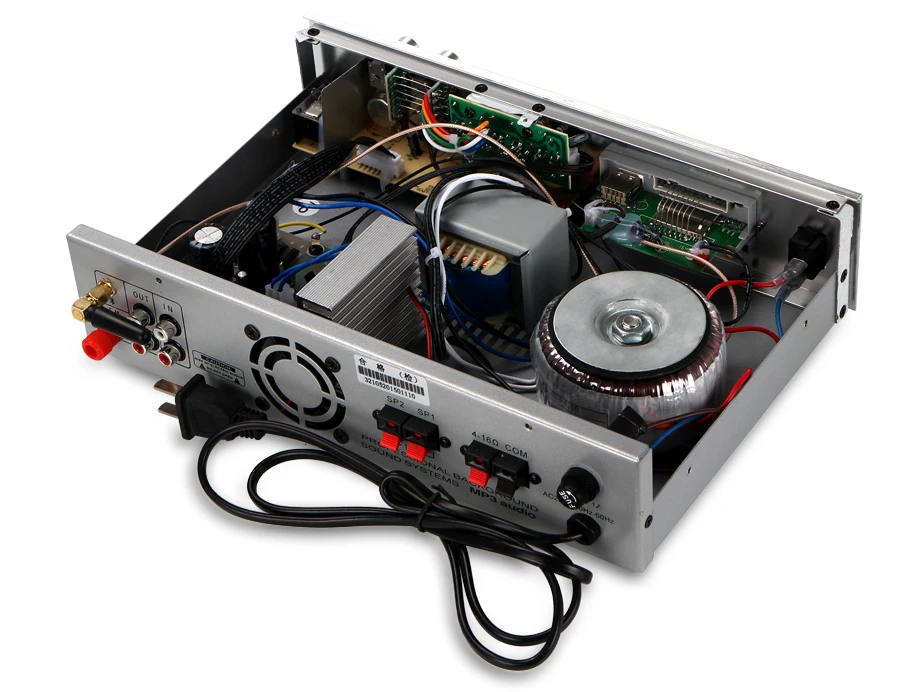 Oupushi 2 зоны PA Bluetooth усилитель 50 Вт Домашнее использование мини микшер USB усилитель с потолочным динамиком, настенный динамик, рок динамик