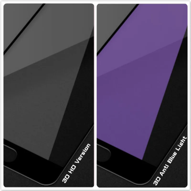 

TNSULY 3D Curved Edge Full Cover Tempered Glass Film For Huawei P9 Screen Protector Anti Blue Light