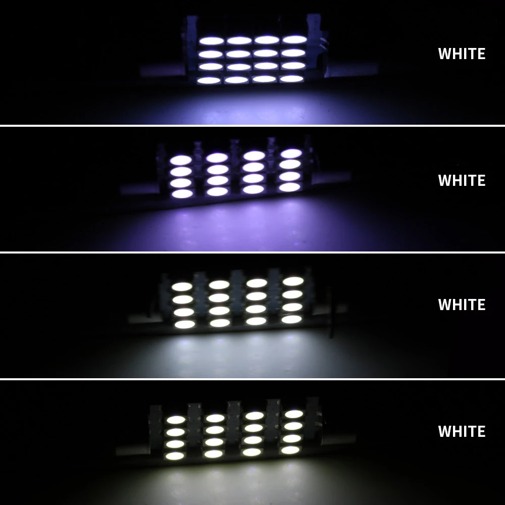 Новинка высокое качество супер яркая 42 мм 1210SMD 16LED Автомобильная купольная