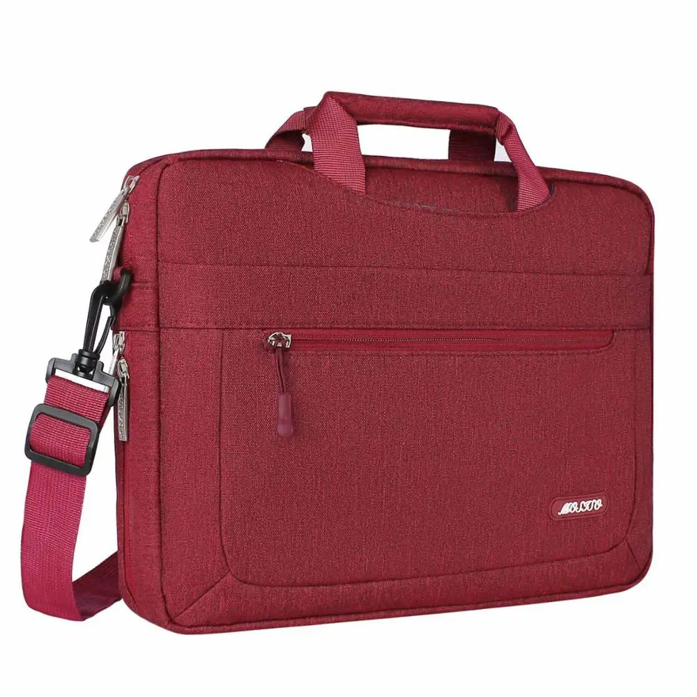 Wine Red Color MOSISO сумка на плечо для ноутбука 11 13,3 15,6 17,3 дюймов водонепроницаемая сумка для компьютера для мужчин и женщин сумка для ноутбука для MacBook Air Pro 13 15 чехол - Цвет: Wine Red Color