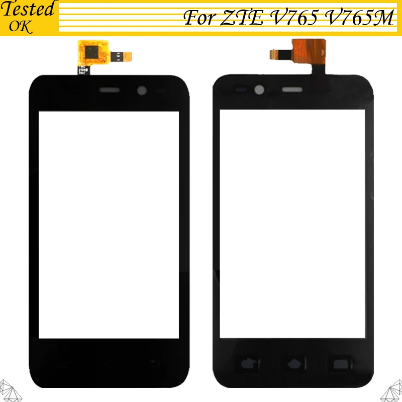 100% протестированный рабочий 4 5 дюймов для ZTE V765 V765M сенсорный экран дигитайзер