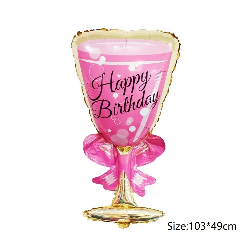 Новый Большой Кубок бутылки вина Свадьба юбилей вечерние надувной шар из