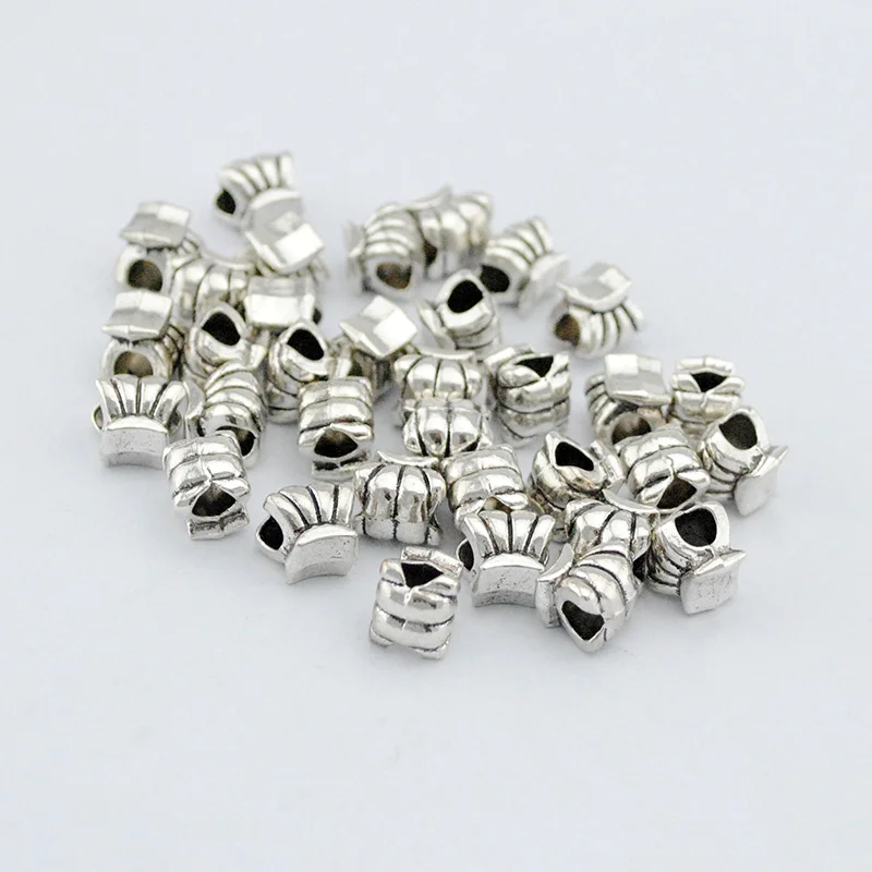 10PCS/Lot European Silver Zinc Alloy CROWN DIY Large Hole Beads Fit Charm Bracelets Necklace Pendants | Украшения и аксессуары