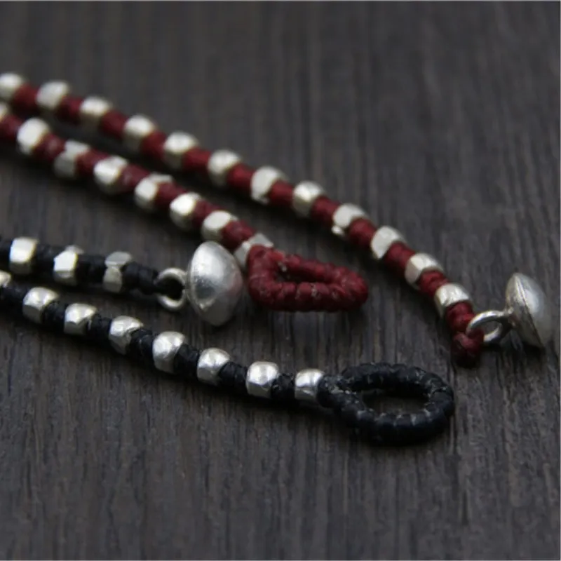 Женское Ожерелье C &amp R из чистого серебра 925 пробы плетеная Вощеная Веревка