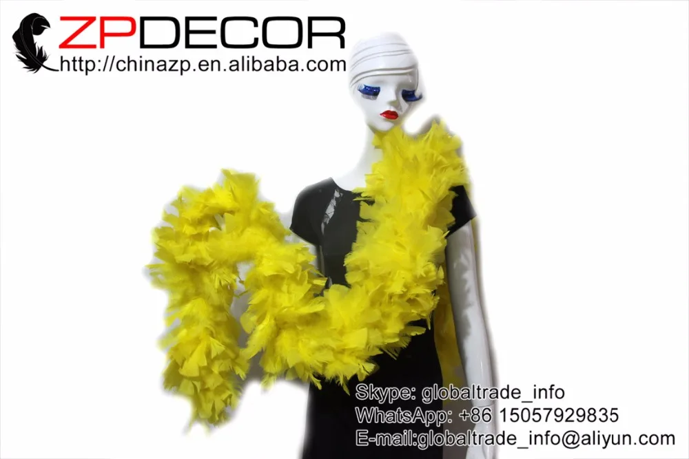 ZPDECOR 2 ярдов/партия Красивая ручная работа окрашенная в желтый цвет 150 г индейка