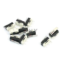 10pcs ac 125v 2a no nc momentary short hinge lever arm micro limit switches kw10