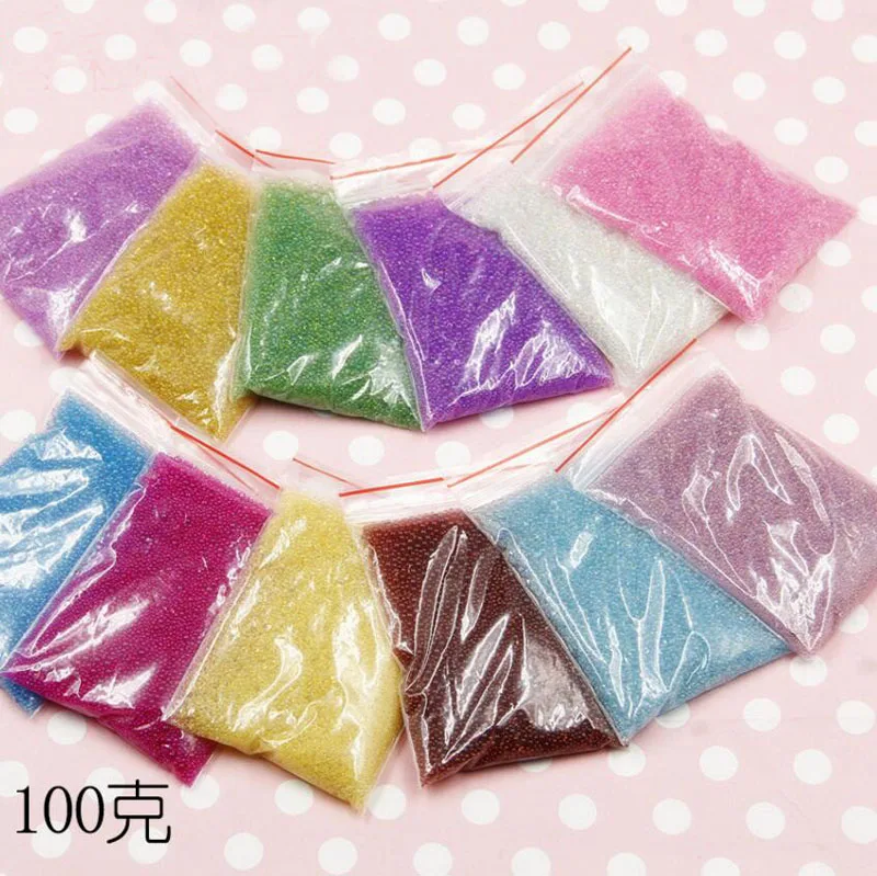 Цветные Пузырьковые бусины из эпоксидной смолы смешанные размеры 0 8 3 мм 100 г для