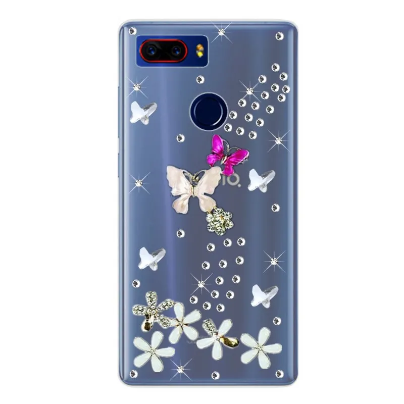 For ZTE Nubia Z17s phone cases Blade X7 Axon 7s 7 Z11 z17 mini max lite Z18 Rhinestone crystal cover |