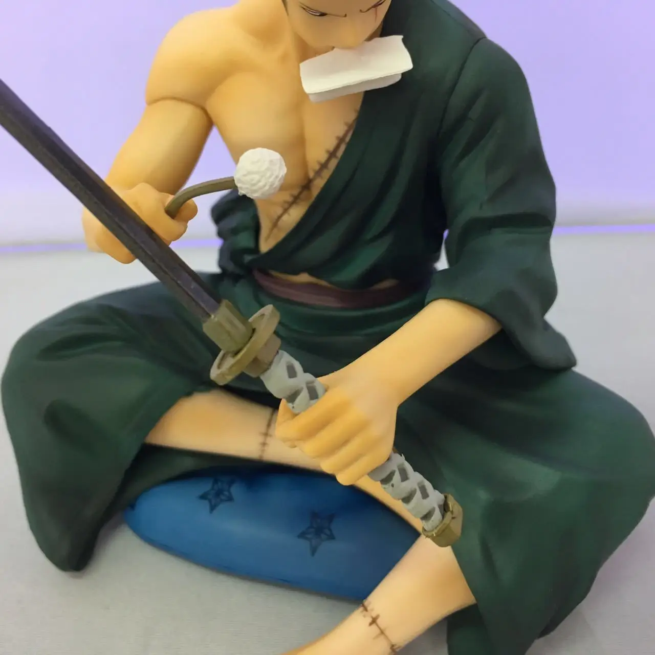 Японское аниме One Piece P.O.P Zoro сидящее Ver. Экшн фигурка из ПВХ 13 см подарок