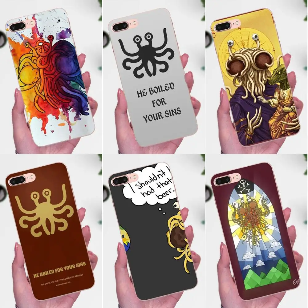 Летающие спагетти Monsterism fsm Высокое качество для Xiaomi Note 3 4 Mi3 Mi4 Mi4C Mi4i Mi5 Mi 5S 5X 6 6X 8 SE A1