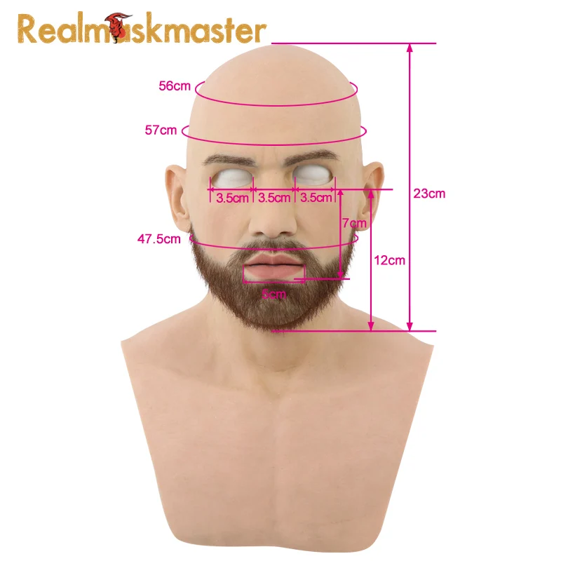 Realmaskmaster Силиконовые взрослые полный лицо маски предметы для вечеринок Фетиш Искусственная поддельная кожа Хэллоуин мужской латекс реалистичный