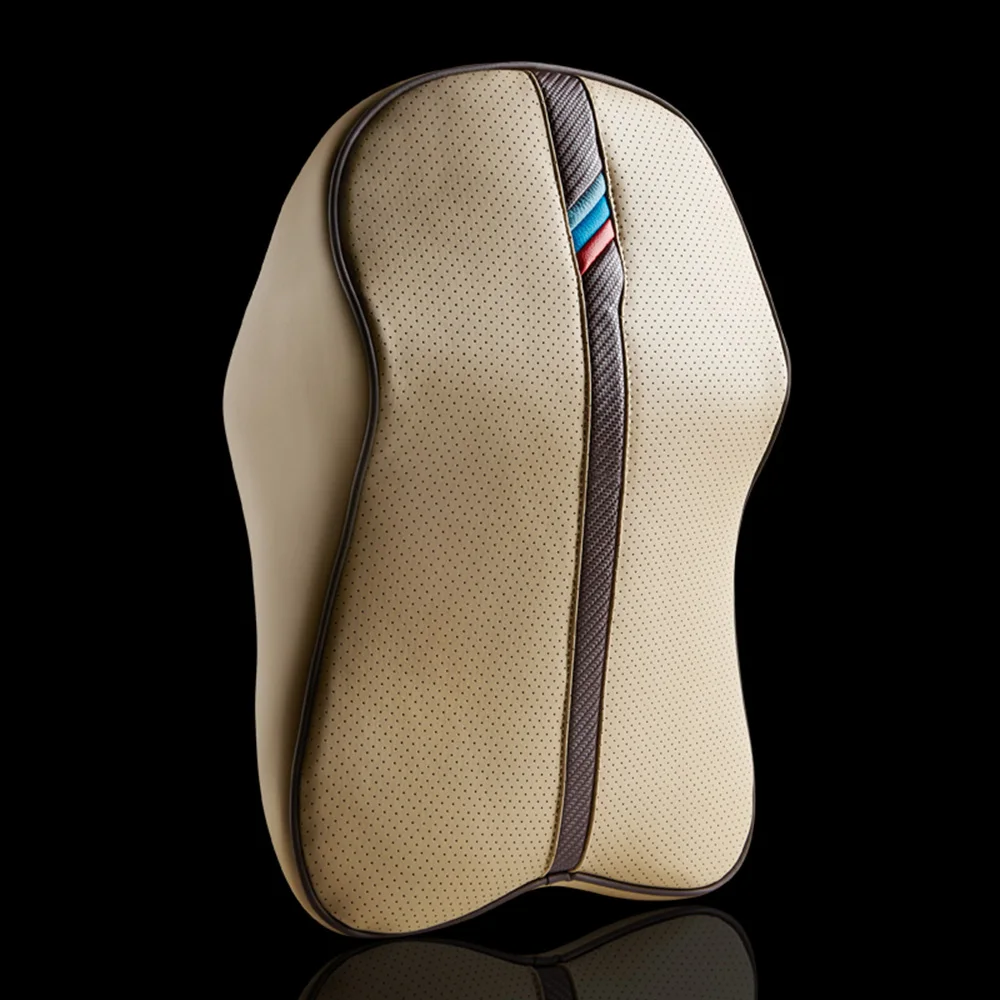 Автомобильная хлопковая Подушка с эффектом памяти подголовник для шеи подушка