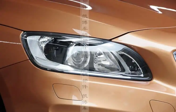 Для Volvo S60 S60L Крышка для фар Прозрачный Абажур для фар Крышка для фары