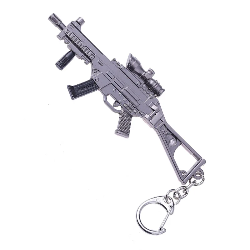 Темно-синий Набор брелков PUBG для игры PLAYERUNKNOWN'S BATTLEGROUNDS, брелок для косплея, костюм akm 98 k, модель оружия, брелок для ключей, шлем для - Цвет: Темно-синий