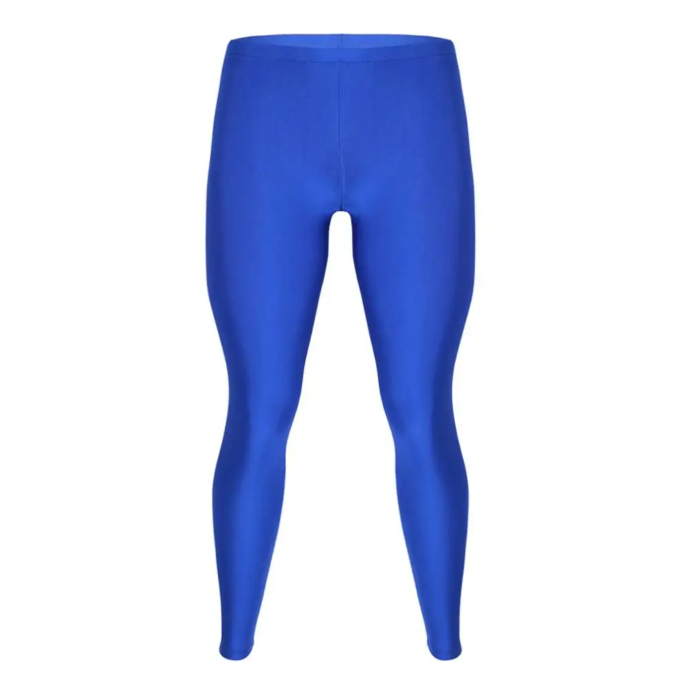 Blue IEFiEL, мужские эластичные быстросохнущие компрессионные длинные узкие брюки-карандаш, брюки для тренировок, тренажерных залов, бегунов, фитнеса, упражнений, спортивные штаны - Цвет: Blue