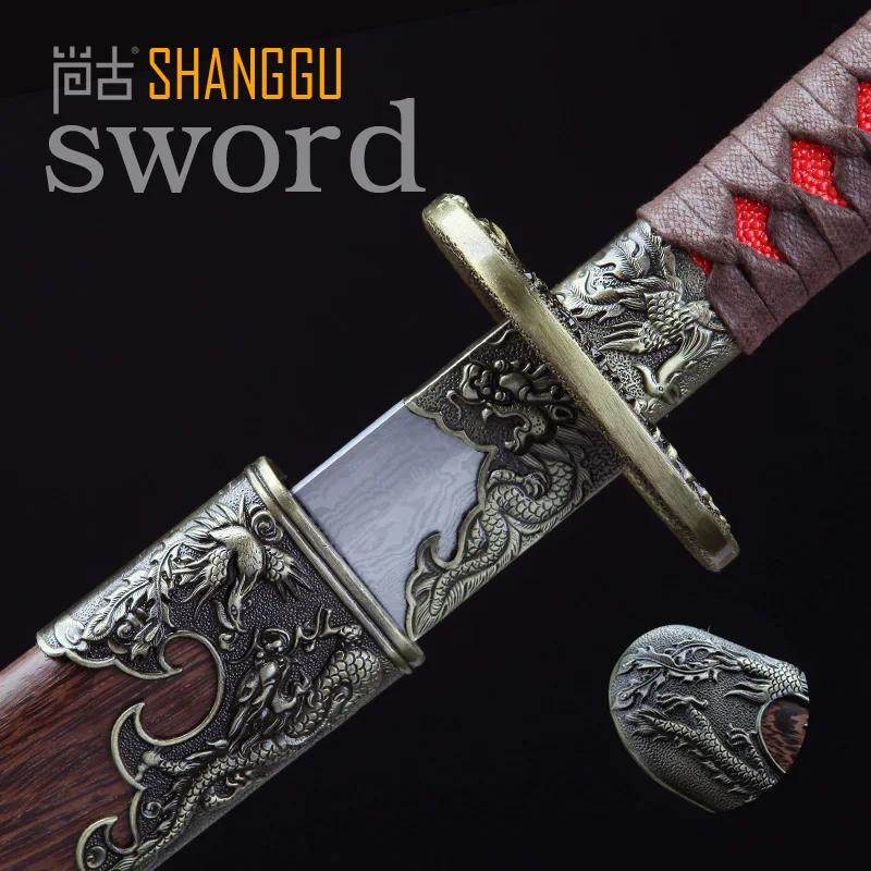 26 дюймовый нож с длинной ручкой дамасский старинный Восточный солдат длинный