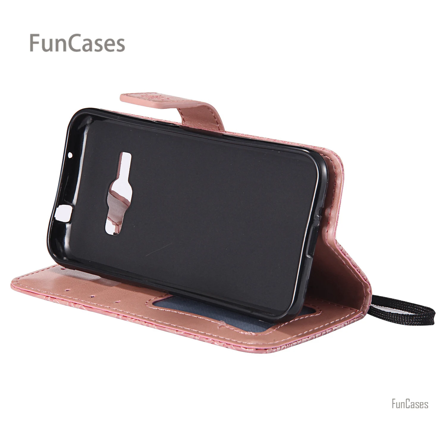 3D Vine чехол на магнитном замке Hoesjes samsung J120 PU кожаный для задней крышки с мраморной