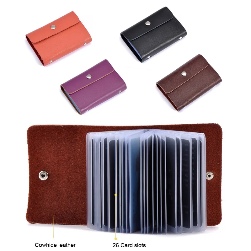 Новый модный унисекс чехол из натуральной воловьей кожи мужской держатель для