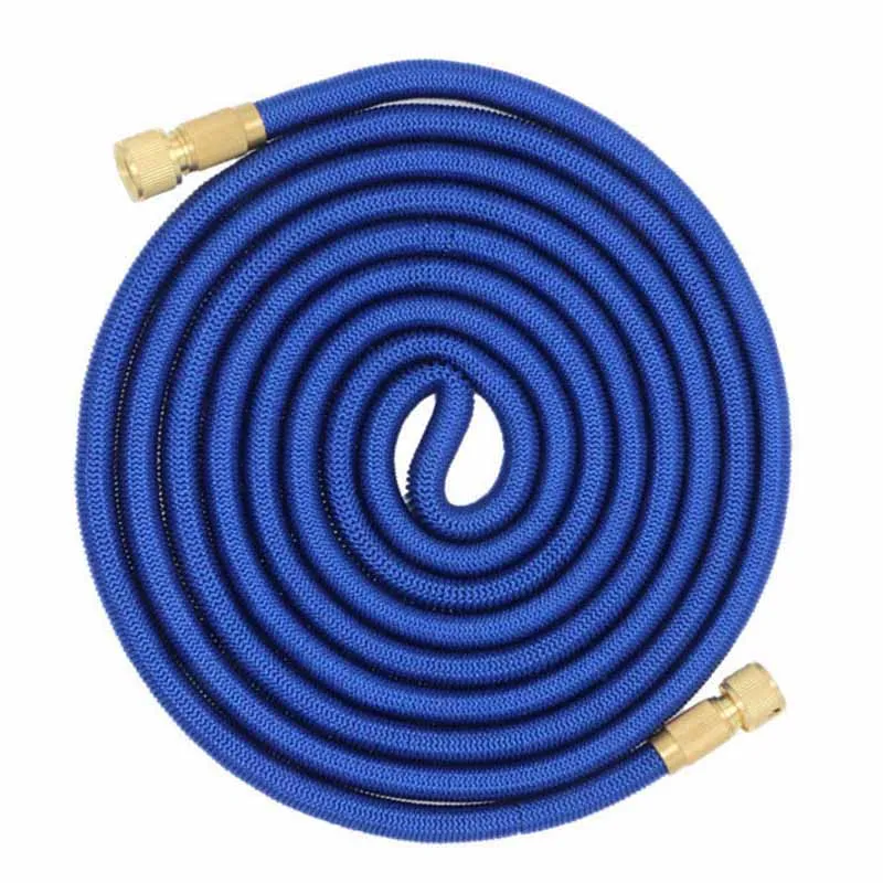 Blue hose Легкий и прочный садовый шланг гибкий и расширяемый садовый шланг брызговик, мойка автомобиля Пластиковый Шланг для газона Lrrigation - Цвет: Blue hose