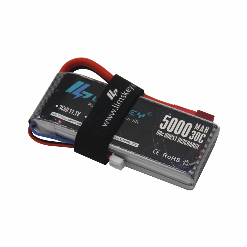 Аккумуляторная батарея Limskey 2S 30C Max 60C 7 4 В 5000 мАч для Wltoys 12428 12423 1:12 | Электроника