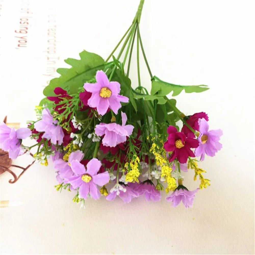 Лидер продаж 1 шт. 30 см ромашки искусственные листья растений реалистичное