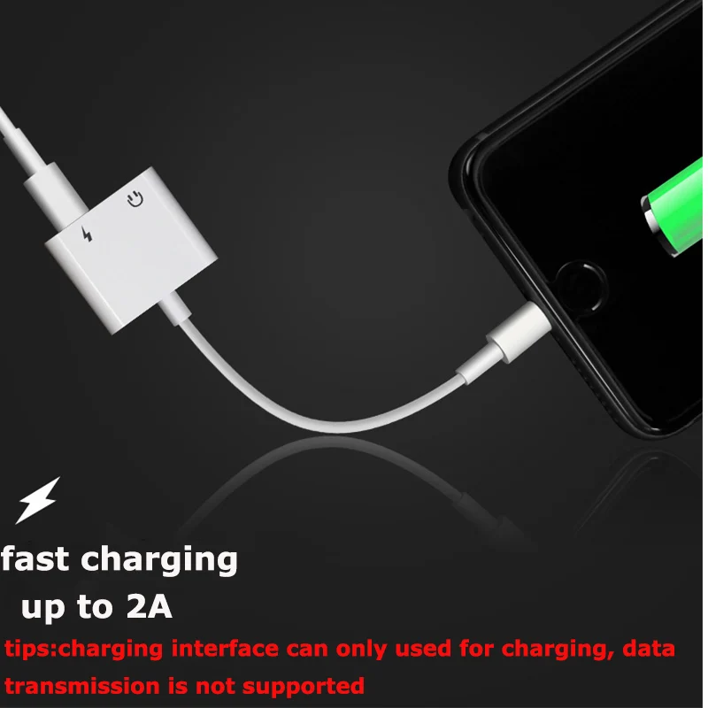 Для Apple iphone 7 Plus адаптер 3 5 мм AUX разъем для наушников аудио наушники сплиттер