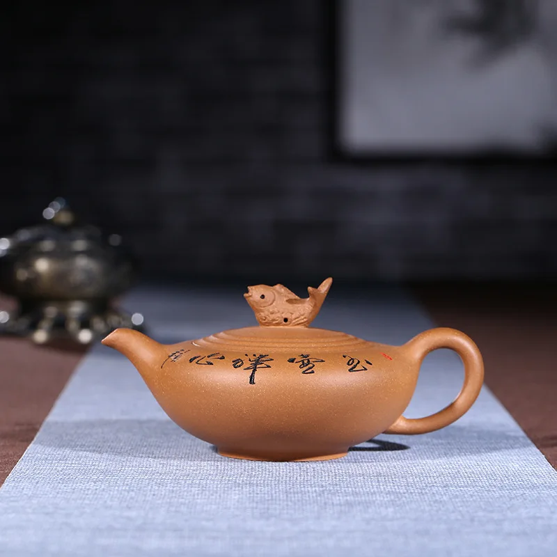 

Authentic yixing are recommended by pure manual undressed ore down slope mud diving pot of kung fu tea tea set