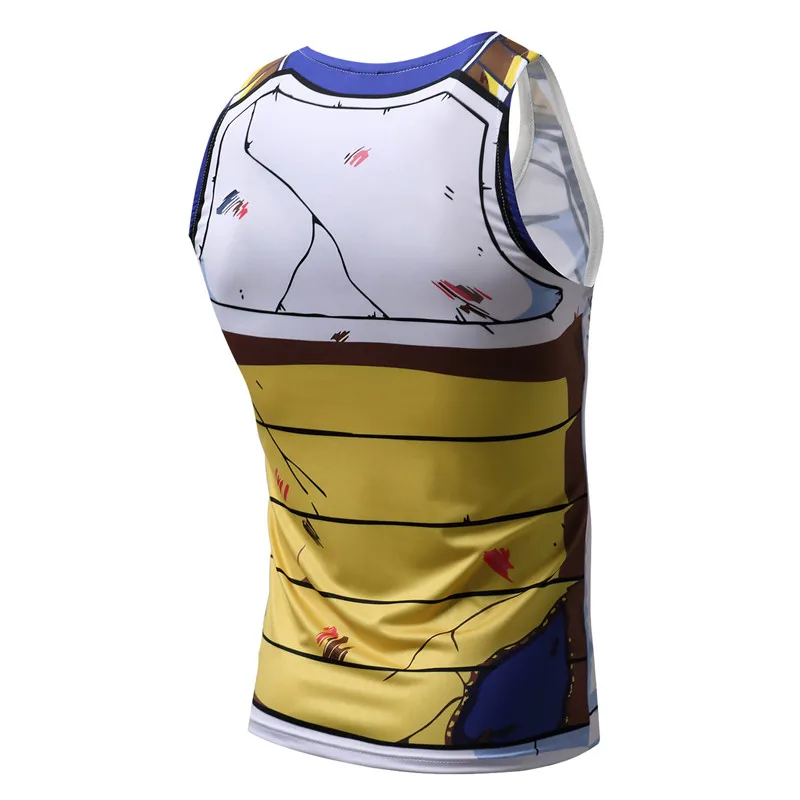 Топы на бретелях, мужские Мультяшные майки, Супер saiyan Dragon Ball, майки для фитнеса, майки, жилет, Повседневный пуловер, бодибилдинг, SizeS-3XL