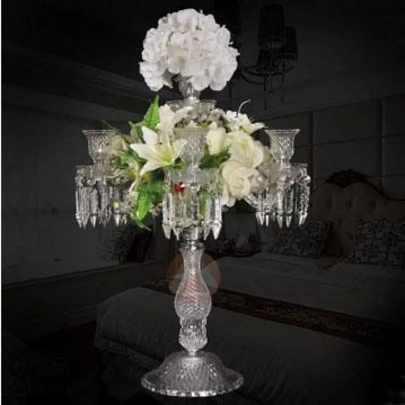 Большая черная Хрустальная настольная лампа в стиле ретро Лофт светодиодные