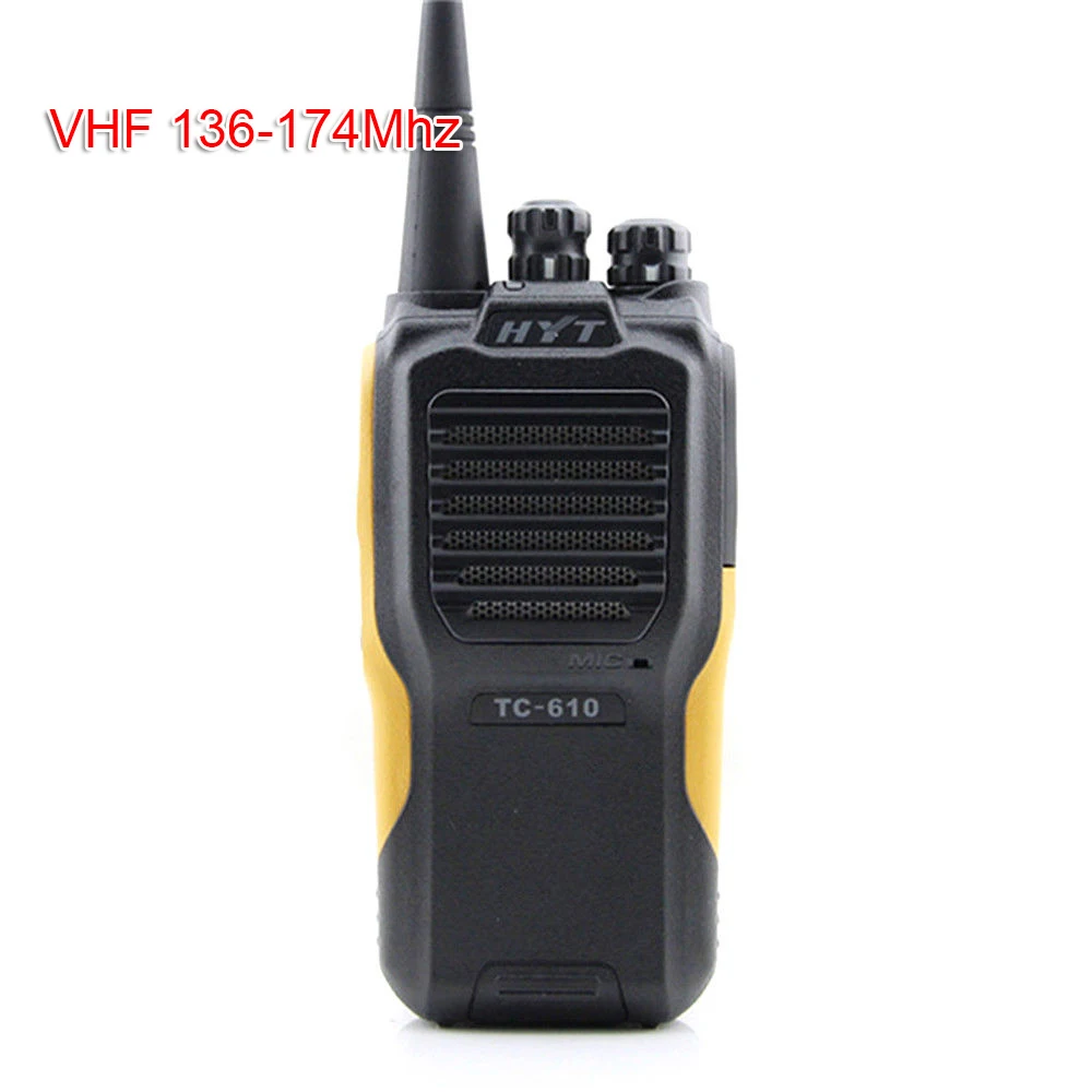 TC-610-136-174MHz HYT TC610 woki toki 16 канальный 5 Вт портативный радио TC-610 VHF136-174MHz или UHF450-470MHz Водонепроницаемая рация - Цвет: TC-610-136-174MHz