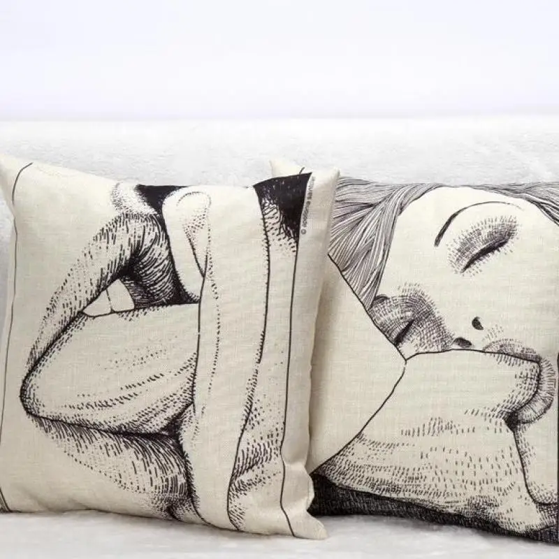 Оптовая продажа Новые Дизайн Горячая мода квадратный взрослых белье интерьер