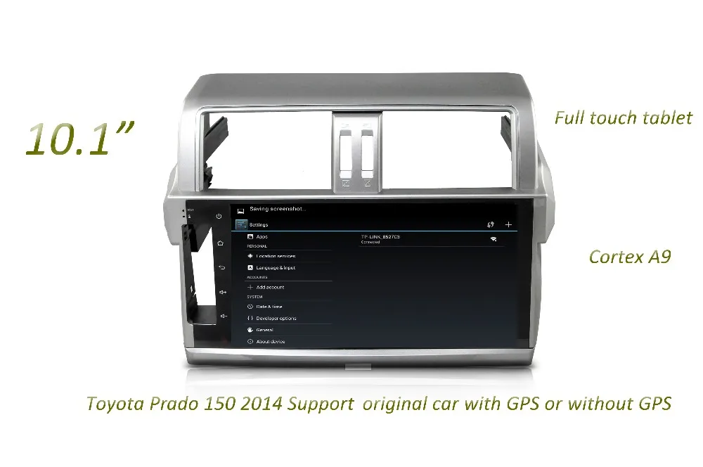 10," android-автомобильный Радио Аудио Sat Nav головы ИМООНТ для Toyota Land Cruiser Prado 150 2916