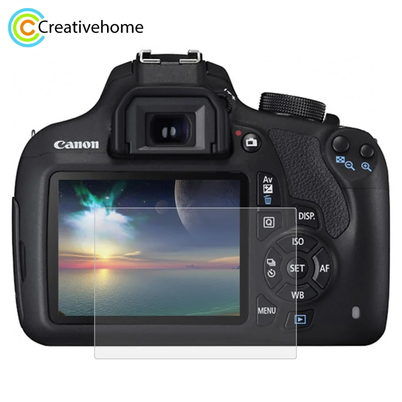 PULUZ для Canon 1200D защита экрана 0 3 мм 2.5D изогнутая 9H Твердость Закаленное стекло