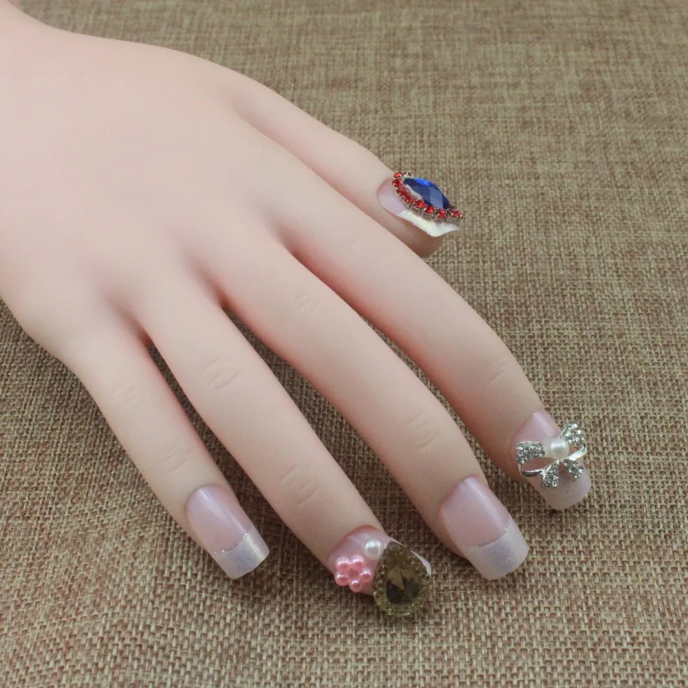 Сапфир синий камень и дрель ногтей Ложные Nail T062|nail extension|nail woodnail bulb |