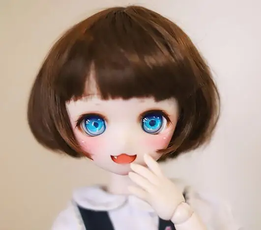 Новый 9-10 &quot1/3 22 ~ 24 см BJD SD кукла парик Молоко золото/розовый/коричневый гриб
