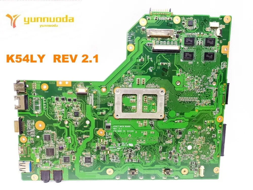 Оригинальная материнская плата для ноутбука ASUS K54LY REV 2 1 протестирована хорошая