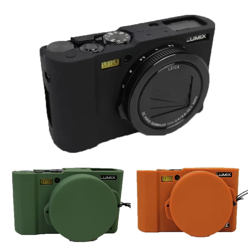 Мягкий силиконовый чехол для камеры, защитный чехол для Panasonic Lumix L-X10 LX10 с резиновой крышкой для объектива