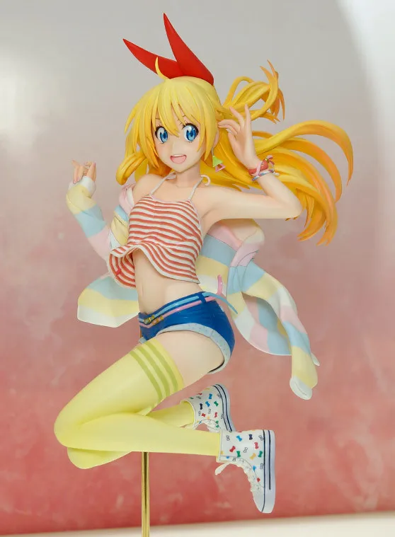 Новая Аниме Фигурка 23 см Nisekoi Kirisaki Chitoge 1/8 масштаб предварительно окрашенная ПВХ фигурка Коллекционная модель Рождественский подарок B19