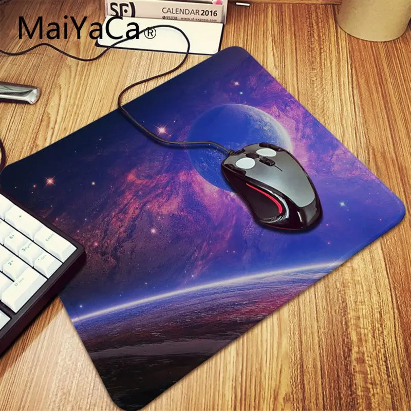 Lock Edge 25x29cm MaiYaCa Звездный космический высокоскоростной коврик для мыши Расширенный игровой коврик для мыши большие коврики для украшения рабочего стола дома и офисного стола - Цвет: Lock Edge 25x29cm