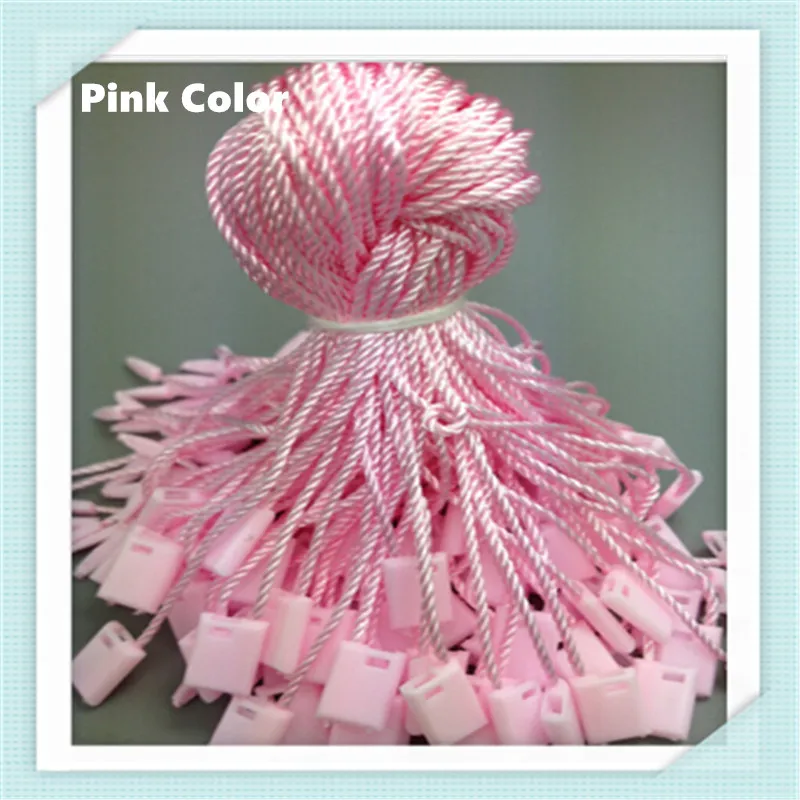 Free Shipping 1000PCS 24 Colors Special Plastic Garment String Seal Tag for Clothing Shoes and Bags Accessories JS-26 | Дом и сад