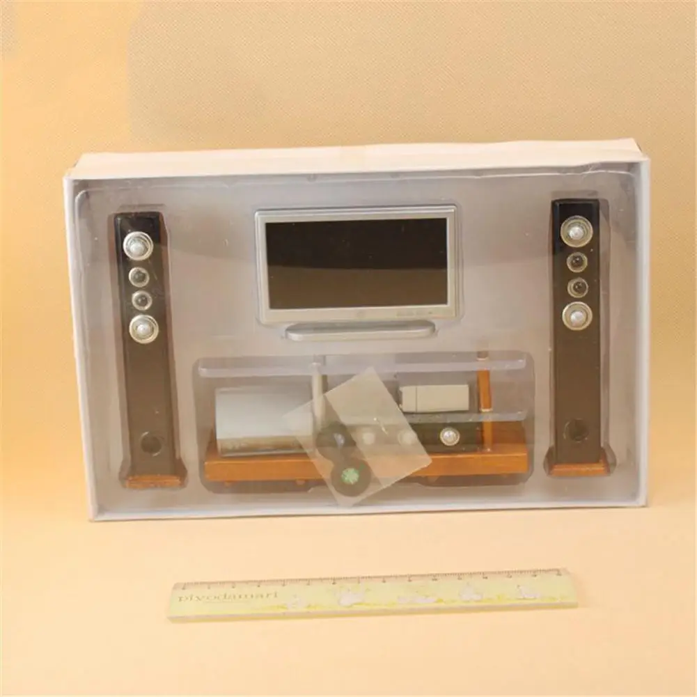 

Mini Simulate TV Cabinet Speakers Modeling Toy for 1:12 Doll House Accessories